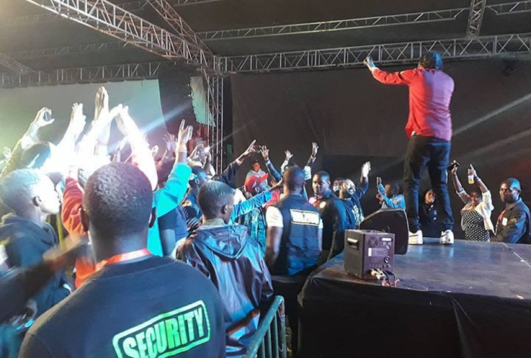 Performance by Jua Kali at the Base Yetu Concert in Meru